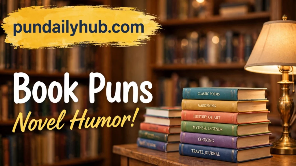 132+ hilarious book puns for readers